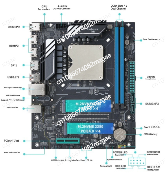 Ddr5 Kit - Q1HY Motherboard CPU-Kit der 13. Generation