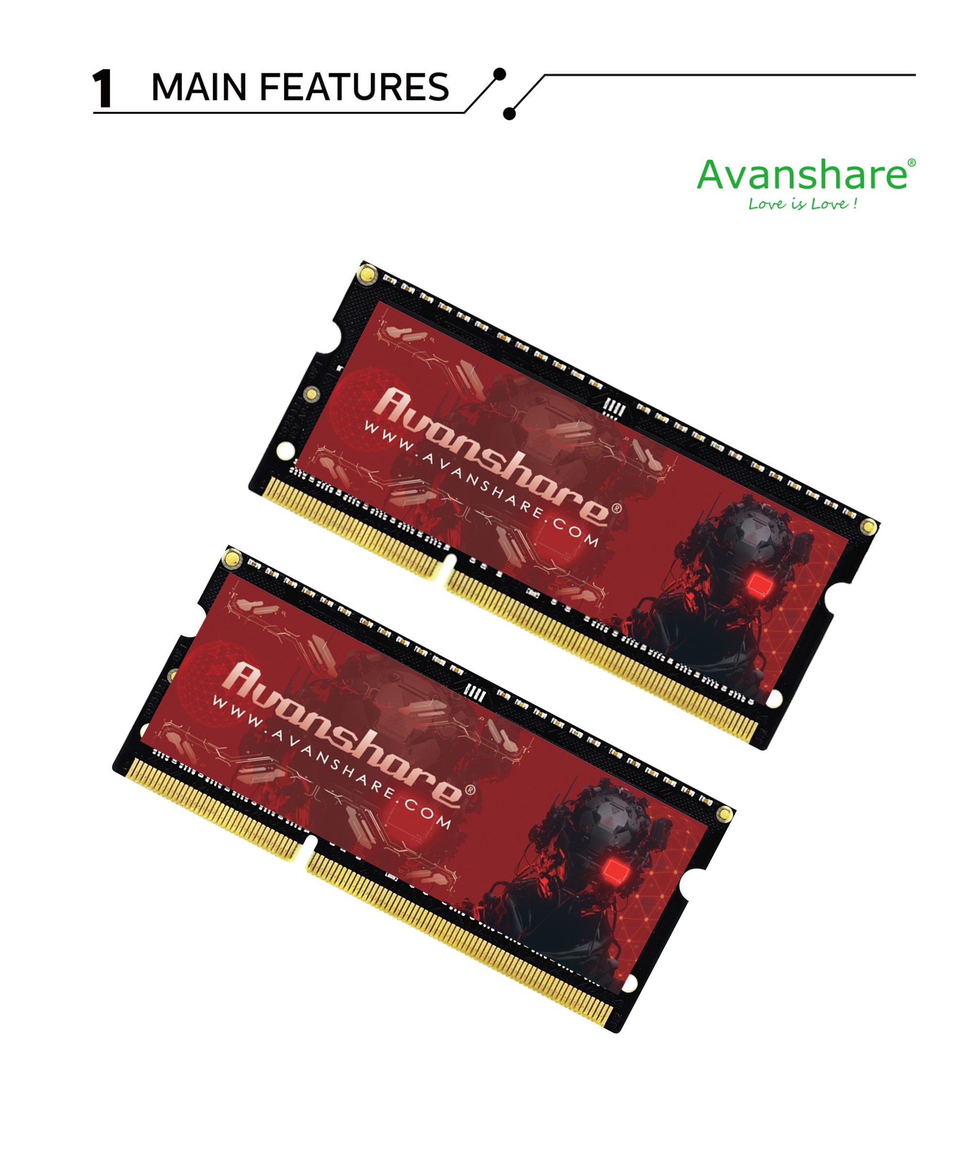 Avanshare RAM-Speicher DDR5 DD – Ddr5 8Gb Bewertung und Preis