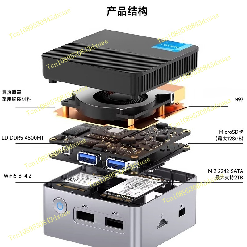 G5 Alder Lake N97 MINI PC Wind – Ddr5 4800Mhz Bewertung und Preis